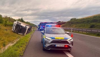 Tragická ranná nehoda na D1. O život prišiel kamionista