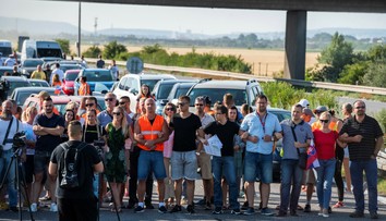 Hraničný priechod Čunovo-Rajka je po proteste a blokácii opäť priechodný