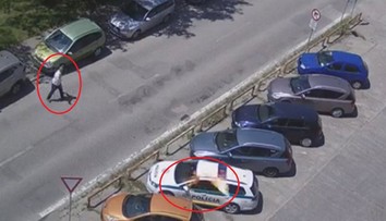Zápalnou fľašou zaútočil na policajtov v Nitre, usvedčila ho kamera
