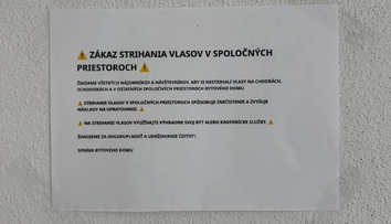 Zákaz strihania vlasov. Košická bytovka rieši poriadne netradičný problém