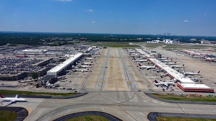 Letisko v americkej Atlante. 