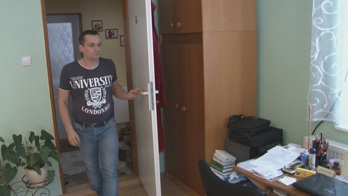 Vľavo generálny riaditeľ a viceprezident Slovana Bratislava Ivan Kmotrík ml. a vpravo tréner Martin Ševela.