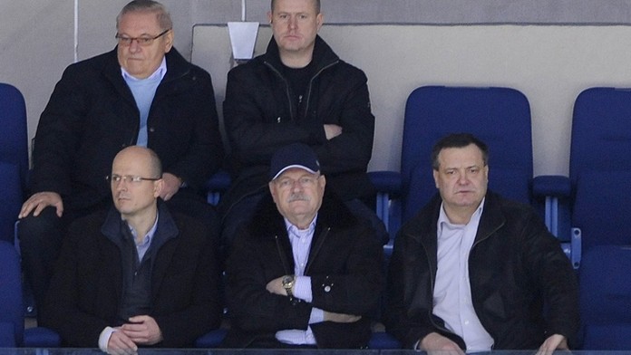 Prezident Ivan Gašparovič a Dárius Rusnák (vpravo) na archívnej snímke.