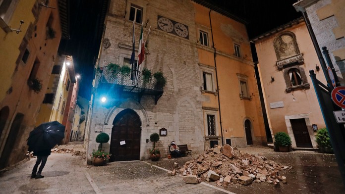 Zemetrasenie v Taliansku.