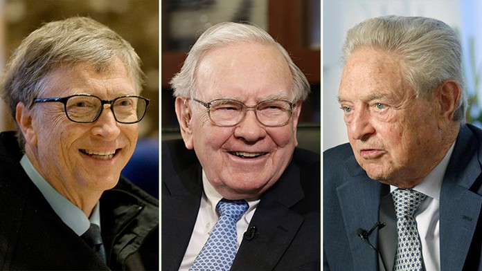 Bill Gates, Warren Buffett, George Soros