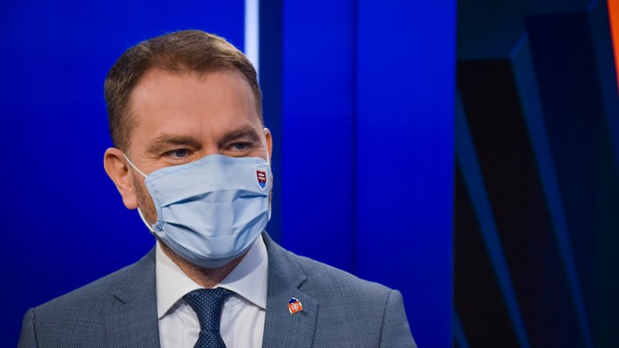 Ladislav Kamenický a Veronika Remišová pred vysielaním.