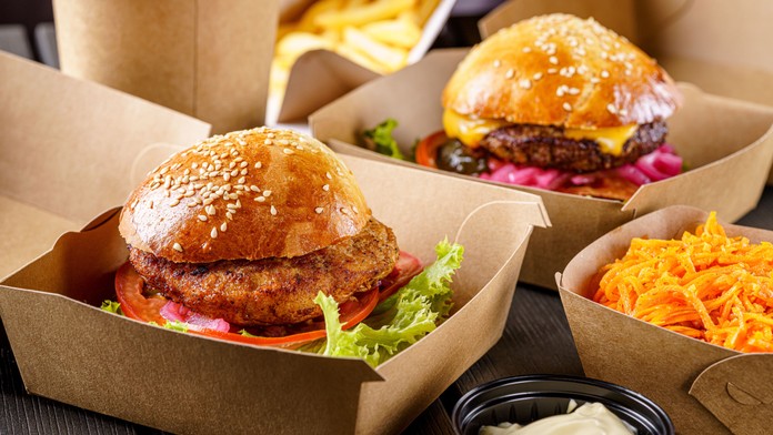 Na snímke sú hamburgery