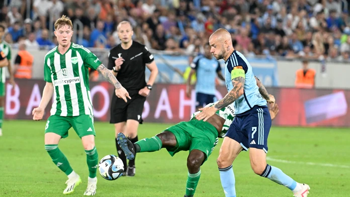 Vladimír Weiss ml. v prvom zápase play off Európskej ligy proti Arisu Limassol