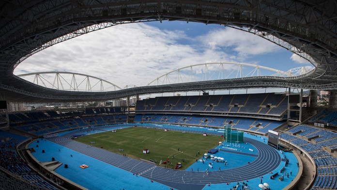 Atletický olympijský štadión v Rio de Janeiro.