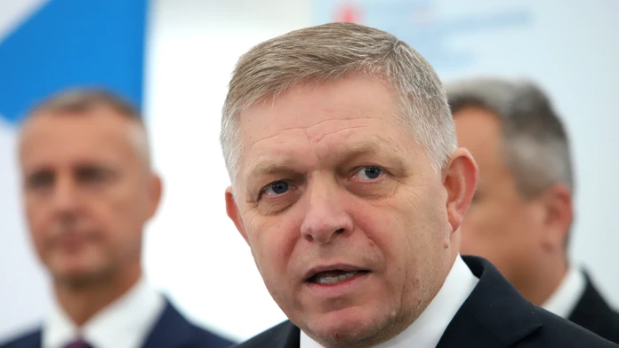 Na snímke predseda vlády SR Robert Fico (Smer-SD) .