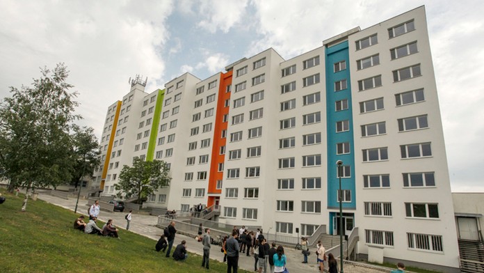 Zrekonštruované "Manželské internáty" vo Vysokoškolskom meste Ľudovíta Štúra.