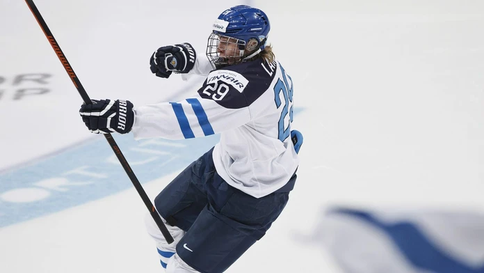 Patrik Laine počas tohtoročných MS do 20 rokov.