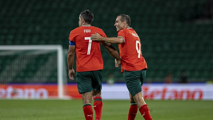 Charitatívny zápas priniesol triumf portugalských legiend. Vo výbere sveta nechýbal Marek Hamšík