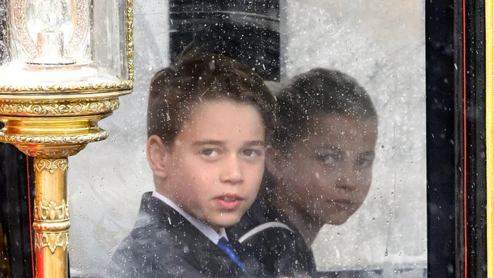 Princ George na oslavách narodenín kráľa Karola III.