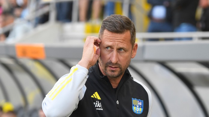 Na snímke tréner FC Košice Gergely Geri