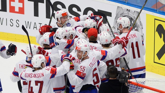 Nóri oslavujú cenné víťazstvo nad Slovenskom.