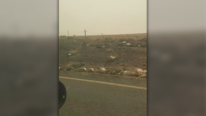 Kolóna nadrozmerného nákladu v Behárovciach.