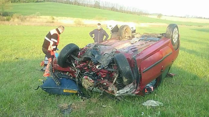 Vážna nehoda v katastri obce Jablonica.