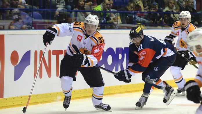 Hokej LM play off 1 Košice Skelleftea KEX.