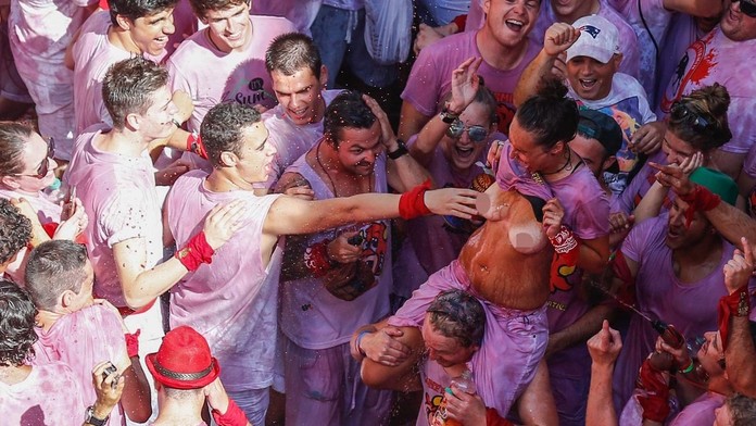 Divoká párty v Pamplone