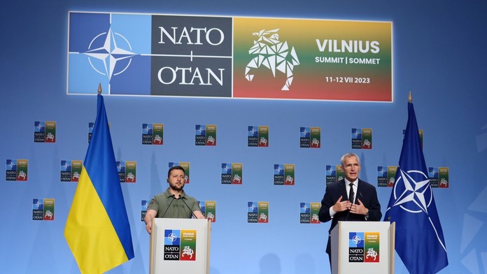 Ukrajina a NATO (ilustračná snímka)