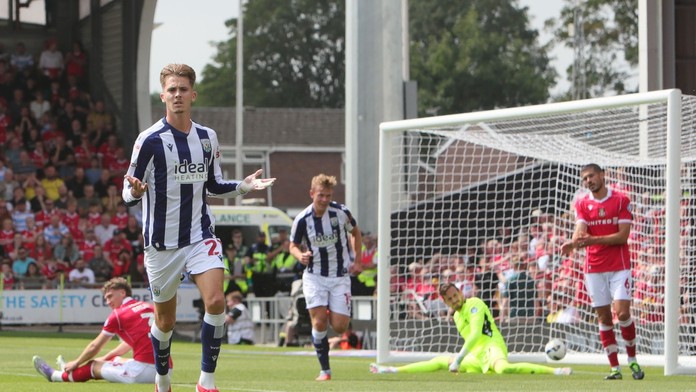 Ilustračná snímka zo zápasu Wrexham - West Bromwich