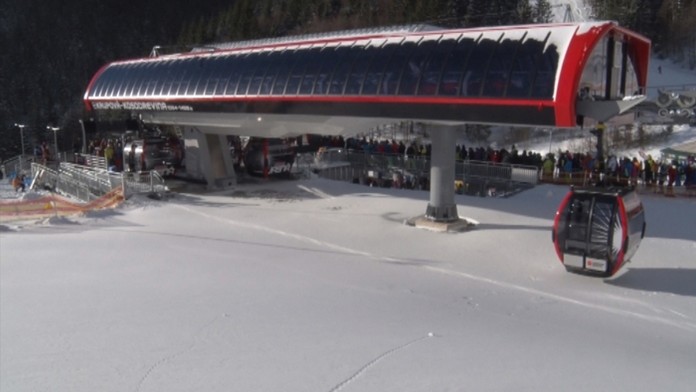 Nová lanovka na Chopku.