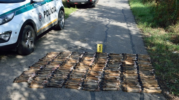 Zvieracie pozostatky.