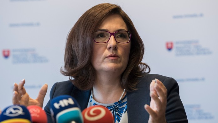 Ministerka školstva Martina Lubyová.