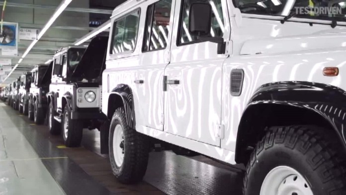 Výroba v automobilke Jaguar Land Rover (ilustračná snímka)