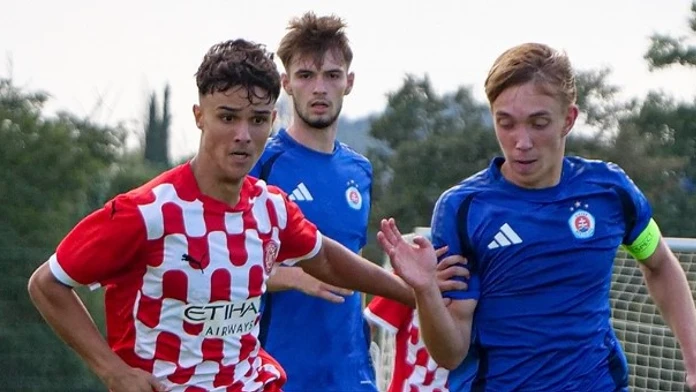 Hráči Slovana v mládežníckej Lige majstrov