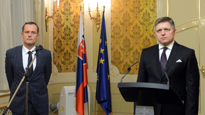 Radoslav Procházka a Robert Fico.
