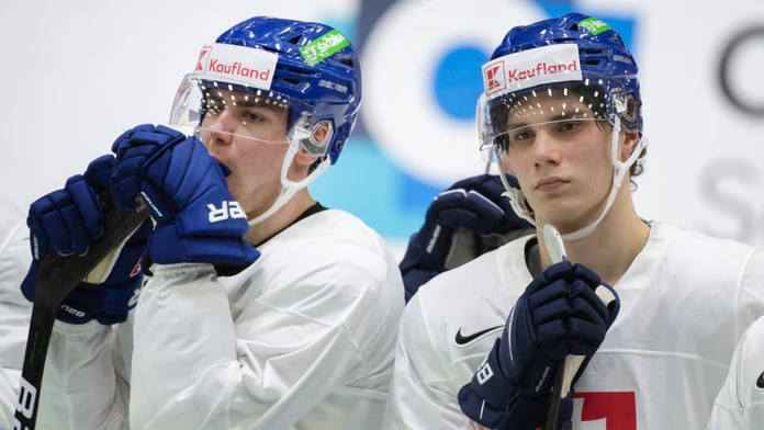 Šimon Nemec a Juraj Slafkovský