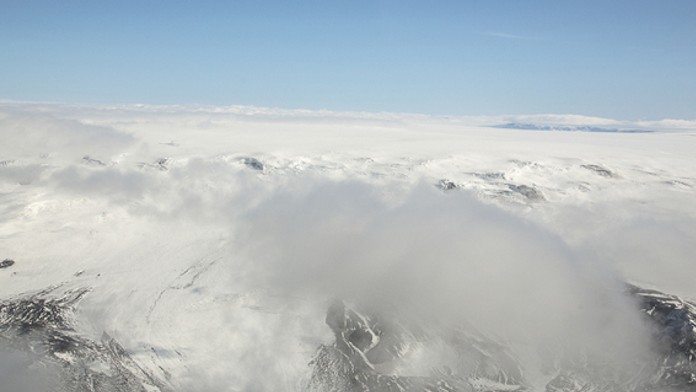 Islandská sopka Bárðarbunga