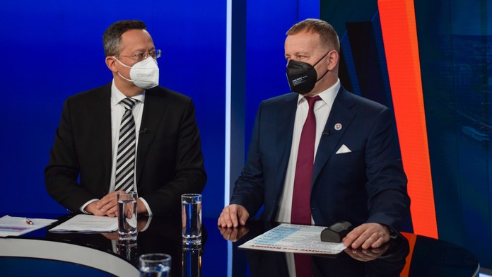 Ladislav Kamenický a Boris Kollár v Na telo.