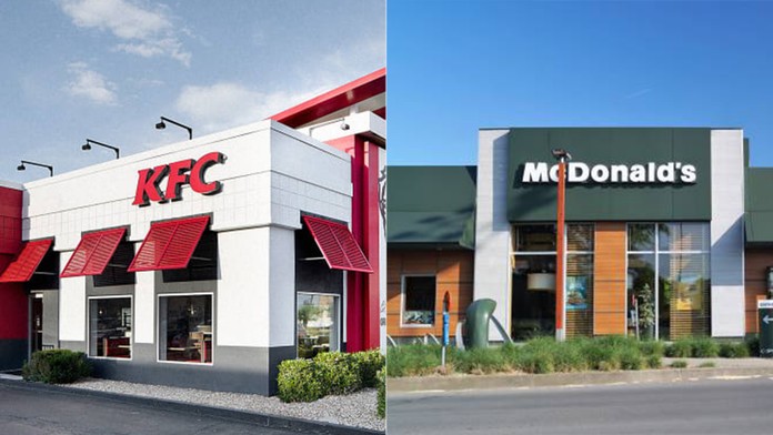 KFC a McDonald´s.