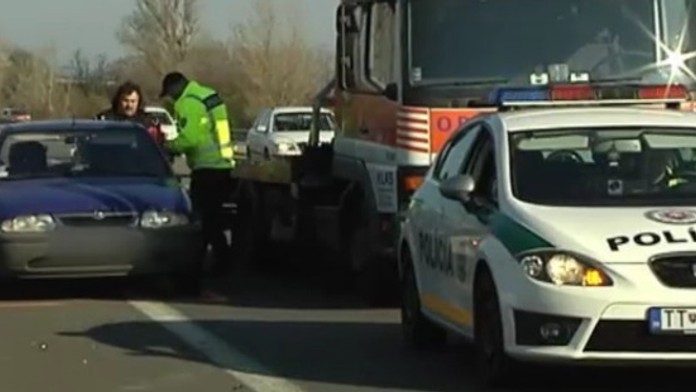 Nehoda pred Hlohovcom