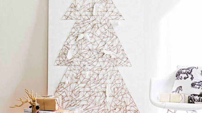 Vianočný stromček môže vyzerať aj takto. 