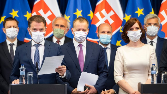 Veronika Remišová, Boris Kollár, Igor Matovič (rok 2020)