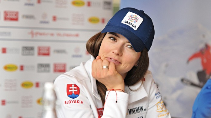 Lyžiarka Petra Vlhová. 