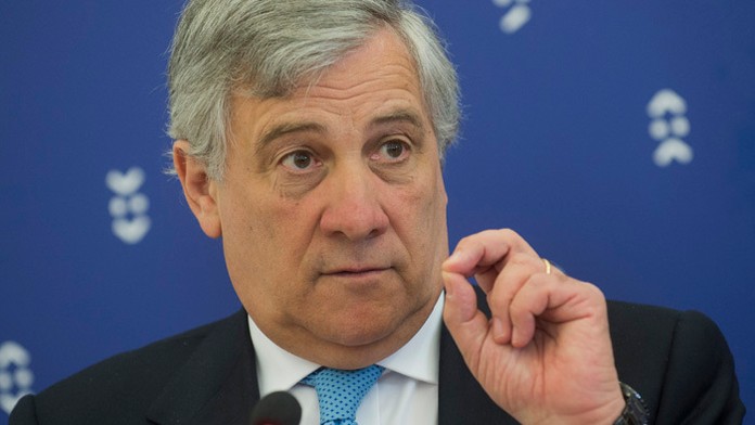 Predseda Európskeho parlamentu Antonio Tajani. 