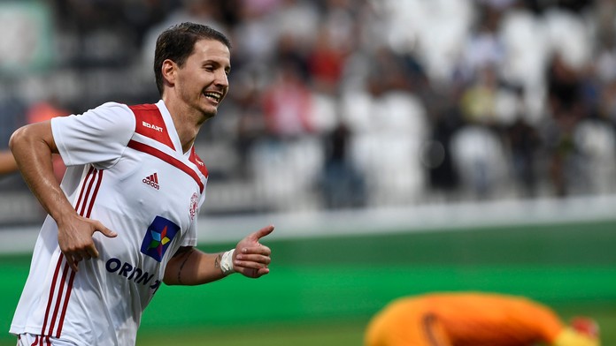 Trenčan Joey Sleegers sa teší po góle