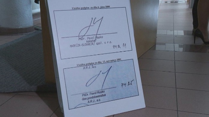 Podpis Pavla Ruska.