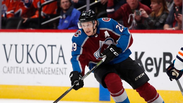 Nathan McKinnon na archívnej snímke.