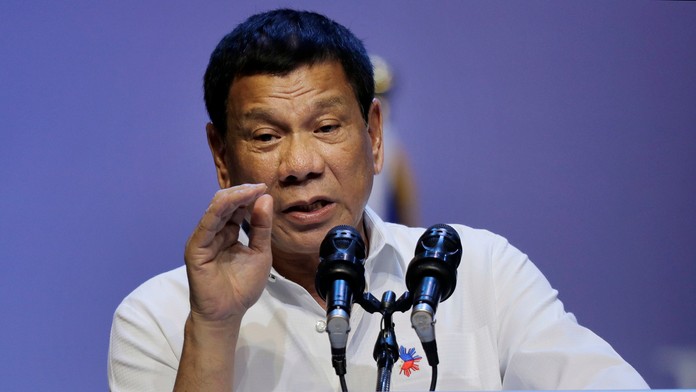 Filipínsky prezident Rodrigo Duterte.