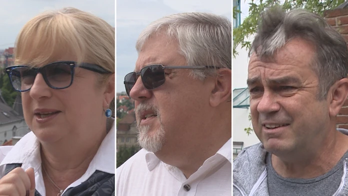 Humoristi Elena Vacvalová, Oliver Andrásy a Jožo Pročko.