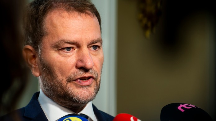 Na snímke je líder hnutia Slovensko Igor Matovič 