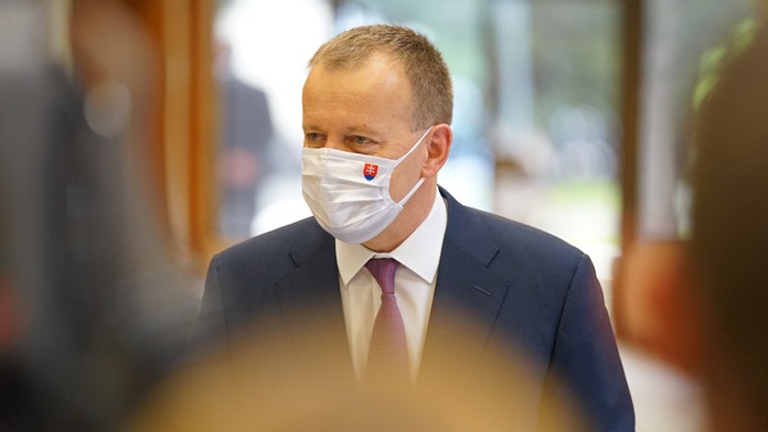 Premiér Igor Matovič a predseda parlamentu Boris Kollár.