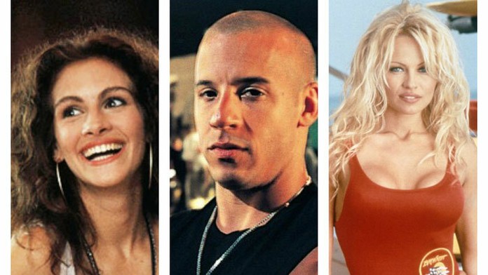 Julia Roberts, Vin Diesel, Pamela Anderson, päťdesiatnici