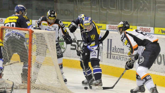 Hráč Martina Erik Nitriansky (v strede).